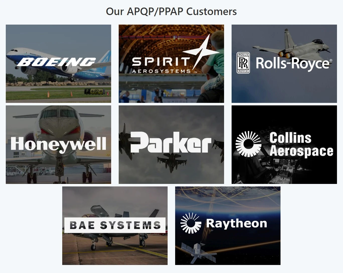 Our APQP/PPAP Customers